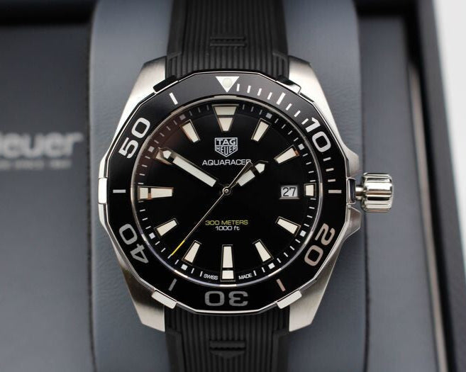 Shop Authentic Tag Heuer Aquaracer Black Dial Watch for Men - WAY111A.FT6151 - Luxxuri