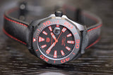  Shop Authentic Tag Heuer Aquaracer Caliber 5 Black Dial Black Nylon Strap Watch for Men - WAY208A.FC6381 - Luxxuri