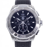 Shop Authentic Tag Heuer Aquaracer Chronograph Black Dial Black Rubber Strap Watch for Men - CAY1110.FT6041 - Luxxuri