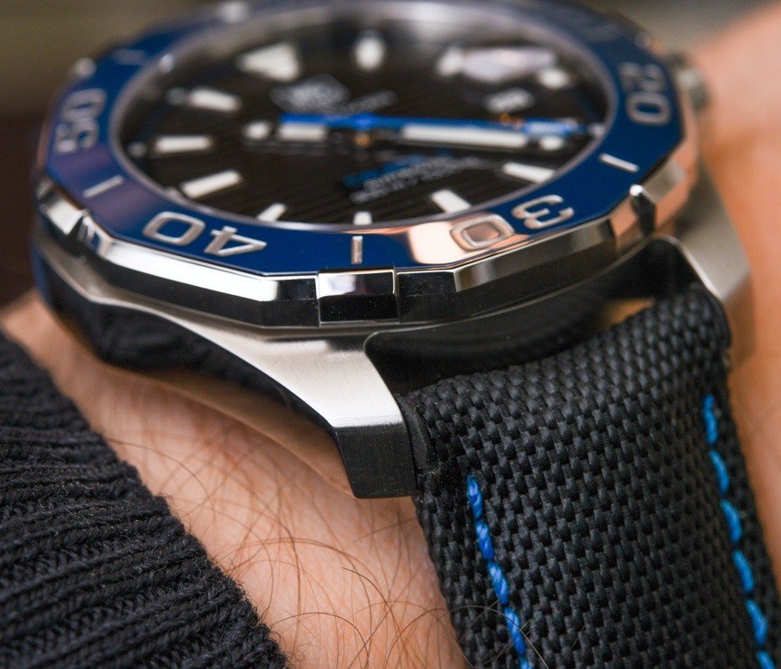  Shop Authentic Tag Heuer Aquaracer Blue Dial Watch for Men - WAY211B.FC6363 - Luxxuri