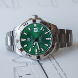  Shop Authentic Tag Heuer Aquaracer Green Dial Watch for Men - WAY2015.BA0927 - Luxxuri
