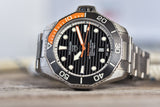  Shop Authentic Tag Heuer Aquaracer Professional 1000 Superdiver Automatic Black Dial Silver Steel Strap Watch for Men - WBP5A8A.BF0619 - Luxxuri