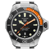  Shop Authentic Tag Heuer Aquaracer Professional 1000 Superdiver Automatic Black Dial Silver Steel Strap Watch for Men - WBP5A8A.BF0619 - Luxxuri