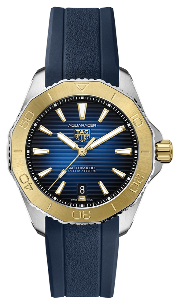 Tag Heuer Aquaracer Professional 200 Automatic Blue Dial Blue Rubber Strap Watch for Men - WBP2150.FT6210