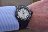  Shop Authentic Tag Heuer Aquaracer Professional 300 Automatic White Dial Black Rubber Strap Watch for Men - WBP201D.FT6197 - Luxxuri