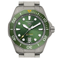  Shop Authentic Tag Heuer Aquaracer Professional 300 Automatic Green Dial Silver Steel Strap Watch for Men - WBP208B.BF0631 - Luxxuri