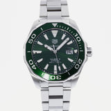  Shop Authentic Tag Heuer Aquaracer Green Dial Watch for Men - WAY201S.BA0927 - Luxxuri