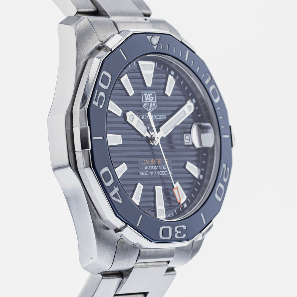  Shop Authentic Tag Heuer Aquaracer Blue Dial Watch for Men - WAY211C.BA0928 - Luxxuri