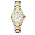  Shop Authentic Tag Heuer Aquaracer Mother of Pearl Dial Two Tone Steel Strap Watch for Men - WBD1420.BB0321 - Luxxuri