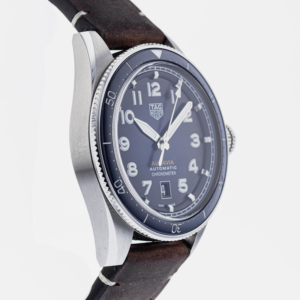  Shop Authentic Tag Heuer Autavia Blue Dial Watch for Men - WBE5116.FC8266 - Luxxuri