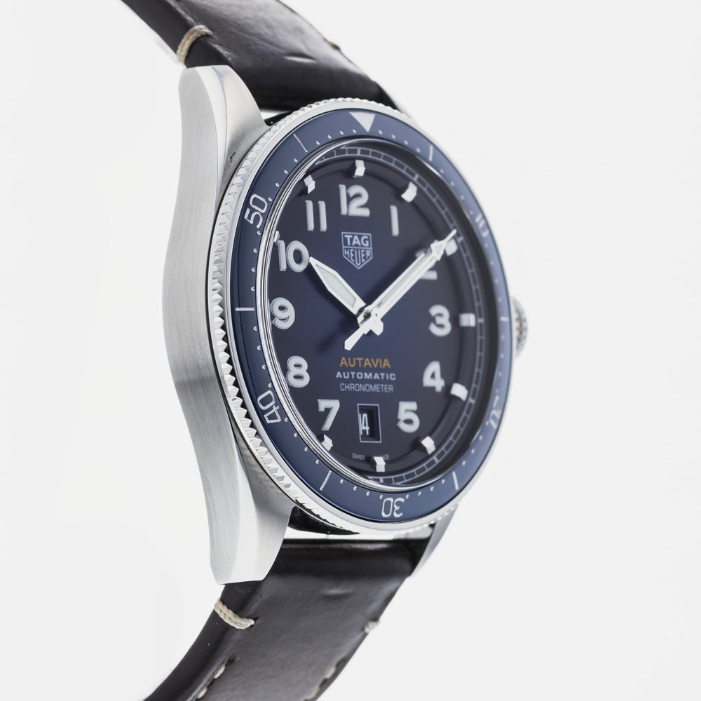  Shop Authentic Tag Heuer Autavia Blue Dial Watch for Men - WBE5116.FC8266 - Luxxuri