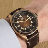  Shop Authentic Tag Heuer Autavia Brown Dial Brown Leather Strap Watch for Men - WBE5191.FC8276 - Luxxuri