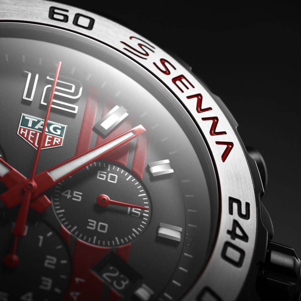  Shop Authentic Tag Heuer Formula 1 Ayrton Senna Limited Edition Black Dial Two Tone Rubber Strap Watch for Men - CAZ1019.FT8027 - Luxxuri