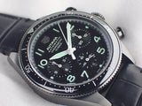  Shop Authentic Tag Heuer Autavia Chronometer Flyback Chronograph Black Dial Black Leather Strap Watch for Men - CBE511C.FC8280 - Luxxuri