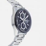 Shop Authentic Tag Heuer Carrera Automatic Chronograph Black Dial Silver Steel Strap Watch for Men - CBM2110.BA0651 - Luxxuri
