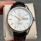 Shop Authentic Tag Heuer Carrera White Dial Watch for Men - WAR201D.FC6291 - Luxxuri
