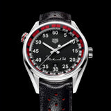  Shop Authentic Tag Heuer Carrera Muhammad Ali Calibre 5 Black Dial Black Leather Strap Watch for Men - WAR2A11.FC6337 - Luxxuri