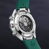  Shop Authentic Tag Heuer Carrera Chronograph 44mm Green Dial Green Steel Strap Watch for Men - CBN2A1N.FT6238 - Luxxuri
