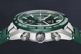  Shop Authentic Tag Heuer Carrera Chronograph 44mm Green Dial Green Steel Strap Watch for Men - CBN2A1N.FT6238 - Luxxuri