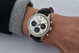  Shop Authentic Tag Heuer Carrera Chronograph 60th Anniversary Silver Dial Black Leather Strap Watch for Men - CBK221H.FC8317 - Luxxuri