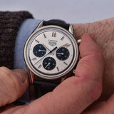  Shop Authentic Tag Heuer Carrera Chronograph 60th Anniversary Silver Dial Black Leather Strap Watch for Men - CBK221H.FC8317 - Luxxuri