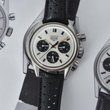  Shop Authentic Tag Heuer Carrera Chronograph 60th Anniversary Silver Dial Black Leather Strap Watch for Men - CBK221H.FC8317 - Luxxuri