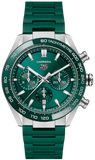  Shop Authentic Tag Heuer Carrera Chronograph 44mm Green Dial Green Steel Strap Watch for Men - CBN2A1N.FT6238 - Luxxuri