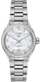  Shop Authentic Tag Heuer Carrera Date Diamonds Mother of Pearl Dial Silver Steel Strap Watch for Women - WBN2414.BA0621 - Luxxuri