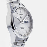  Shop Authentic Tag Heuer Carrera Calibre 5 Automatic White Dial Silver Steel Strap Watch for Men - WAR201B.BA0723 - Luxxuri