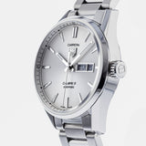  Shop Authentic Tag Heuer Carrera Calibre 5 Automatic White Dial Silver Steel Strap Watch for Men - WAR201B.BA0723 - Luxxuri
