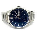  Shop Authentic Tag Heuer Carrera Automatic Blue Dial Silver Steel Strap Watch for Men - WAR201E.BA0723 - Luxxuri