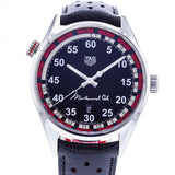  Shop Authentic Tag Heuer Carrera Muhammad Ali Calibre 5 Black Dial Black Leather Strap Watch for Men - WAR2A11.FC6337 - Luxxuri