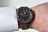  Shop Authentic Tag Heuer Carrera x Porsche Automatic Chronograph Black Dial Black Nylon Strap Watch for Men - CBN2A1H.FC6512 - Luxxuri