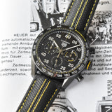  Shop Authentic Tag Heuer Carrera x Porsche Automatic Chronograph Black Dial Black Nylon Strap Watch for Men - CBN2A1H.FC6512 - Luxxuri