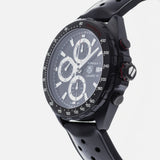  Shop Authentic Tag Heuer Formula 1 Automatic Chronograph Black Dial Black Leather Strap Watch for Men - CAZ2011.FT8024 - Luxxuri
