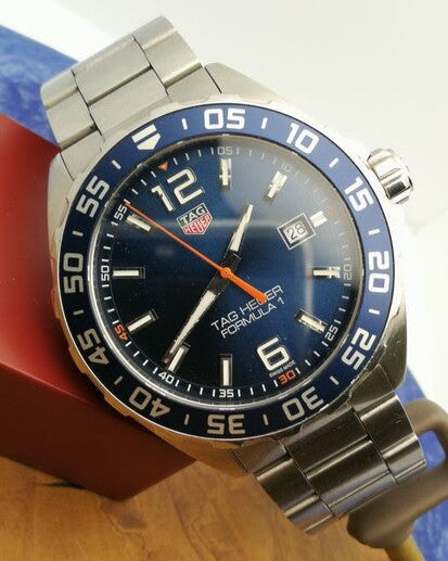  Shop Authentic Tag Heuer Formula 1 Blue Dial Watch for Men - WAZ1010.BA0842 - Luxxuri
