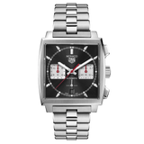  Shop Authentic Tag Heuer Monaco Automatic Chronograph Black Dial Silver Steel Strap Watch for Men - CBL2113.BA0644 - Luxxuri