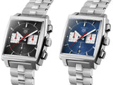  Shop Authentic Tag Heuer Monaco Automatic Chronograph Blue Dial Silver Steel Strap Watch for Men - CBL2111.BA0644 - Luxxuri