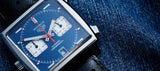  Shop Authentic Tag Heuer Monaco Automatic Chronograph Blue Dial Black Leather Strap Watch for Men - CAW211P.FC6356 - Luxxuri