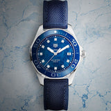  Shop Authentic Tag Heuer Aquaracer Blue Mother of Pearl Dial Watch for Women - WAY131L.FT6091 - Luxxuri