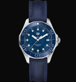  Shop Authentic Tag Heuer Aquaracer Blue Mother of Pearl Dial Watch for Women - WAY131L.FT6091 - Luxxuri