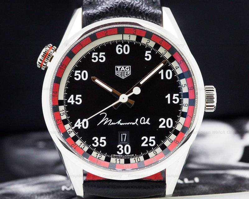  Shop Authentic Tag Heuer Carrera Muhammad Ali Black Dial Watch for Men - WAR2A11.FC6337 - Luxxuri