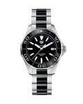 Shop Authentic Tag Heuer Aquaracer Quartz Black Dial Two Tone Steel Strap Watch for Men - WAY131A.BA0913 - Luxxuri