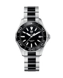  Shop Authentic Tag Heuer Aquaracer Quartz Black Dial Two Tone Steel Strap Watch for Men - WAY131A.BA0913 - Luxxuri