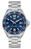  Shop Authentic Tag Heuer Formula 1 Quartz Blue Dial Silver Steel Strap Watch for Men - WAZ1010.BA0842 - Luxxuri