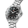  Shop Authentic Tag Heuer Formula 1 Stainless Steel 41mm Black Dial Silver Steel Strap Watch for Men - WAZ1112.BA0875 - Luxxuri