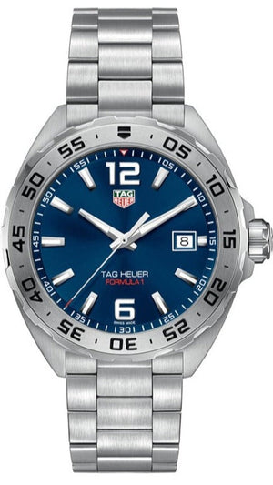  Shop Authentic Tag Heuer Formula 1 Blue Dial Silver Steel Strap Watch for Men - WAZ1118.BA0875 - Luxxuri