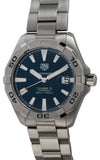  Shop Authentic Tag Heuer Aquaracer Automatic Blue Dial Silver Steel Strap Watch for Men - WBD2112.BA0928 - Luxxuri