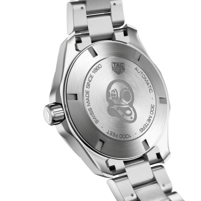  Shop Authentic Tag Heuer Aquaracer Calibre 5 Automatic Sunray Brown Dial Silver Steel Strap Watch for Men - WAY2018.BA0927 - Luxxuri