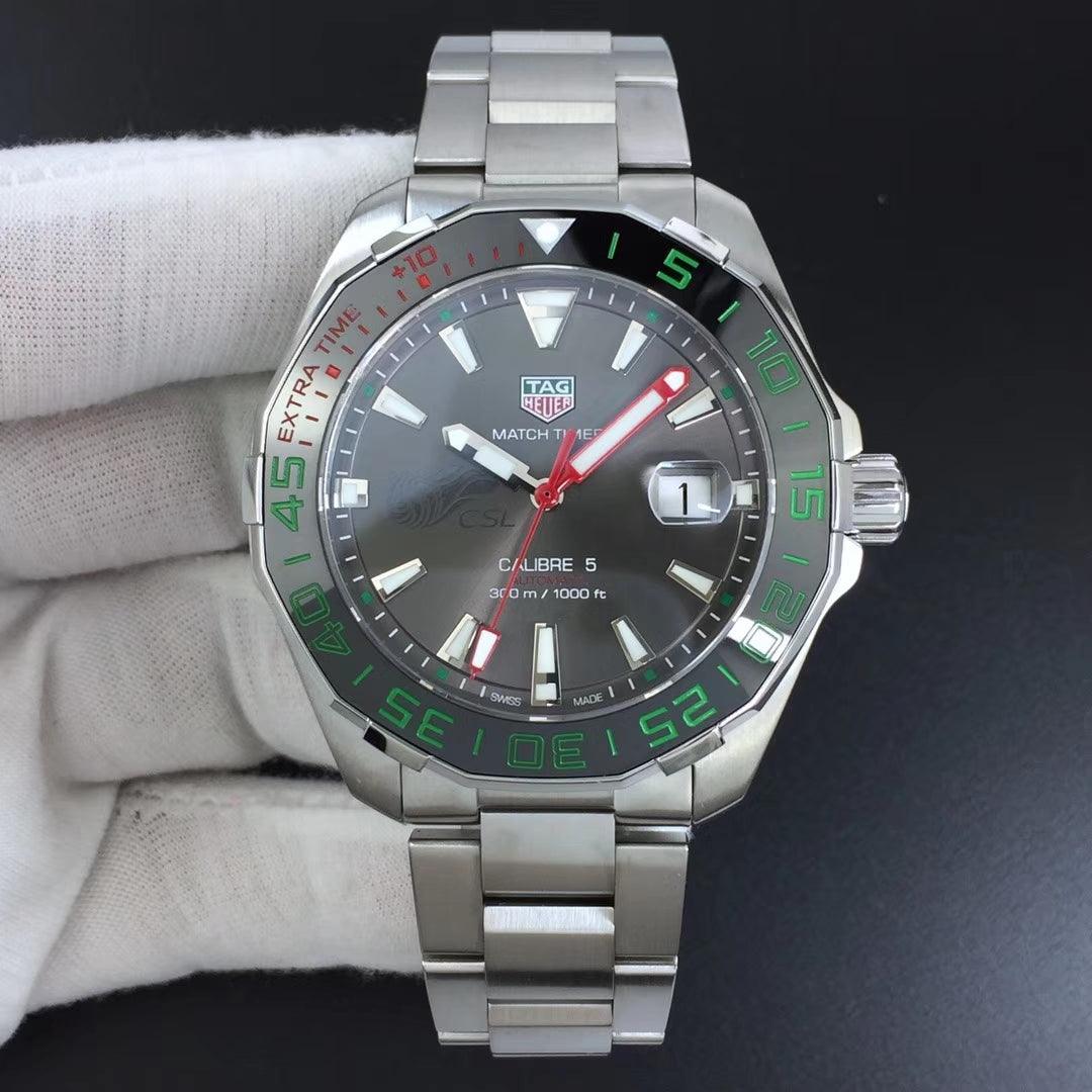  Shop Authentic Tag Heuer Calibre 5 Match Timer CSL Edition Automatic Black Dial Silver Steel Strap Watch for Men – WAY201E.BA0927 - Luxxuri